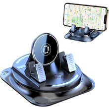 SUJAHHUJIQ Phone Holder Car - 360Adjustable Dashboard Mount, Non-Slip Car Phone Holder Compatible for All Smartphone, Universal Car Phone Mount (1 P