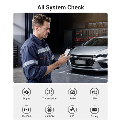 XTOOL AD20 Pro OBD2 Scanner Bluetooth, Full System Car Diagnostic Tool with AI Analysis, Wireless OBD Reader & Fault Code Reader, Oil Reset, Performan 2