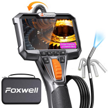 FOXWELL Y400 6.2mm 2-Way Articulating Endoscope Camera Borescope with Light