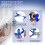 6pcs Airless Paint Sprayer Tips, Reversible Spray Tips with 2pcs Guard Base 4
