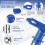 6pcs Airless Paint Sprayer Tips, Reversible Spray Tips with 2pcs Guard Base 3
