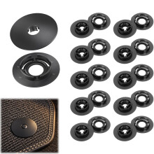 Car Mat Clips Heavy Duty Floor Fixation Retainers 4 Pairs Black