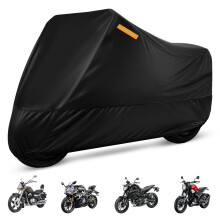 OFFCUP Motorbike Cover, Waterproof 210D Motorcycle Cover-245 * 125 * 105cm