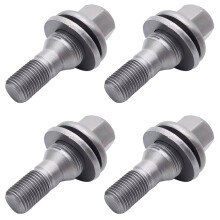 4Pcs Wheel Bolts M12 x 1.25 17mm Hex for Citroen C2 C3 C4 C5