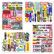 4-Piece Monster Energy Sticker Motorcycle Motorcycle Helmet Sticker(B)