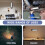 72 LED Ultra Bright Work Light Magnetic Light with Hanging Hook Portable 5