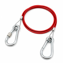 Caravan Breakaway Cable, Heavy-Duty Trailer Breakaway Cable with Carabiner, Easy Quick Fit Break Away Cables, Caravan Accessories, Rustproof Towing S