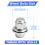 20Pcs Wheel Nuts,M12 X 1.5 Alloy Locking Wheel Nuts Silver 2