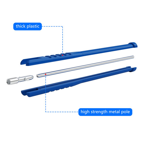 ZERINT HT-241B Tyre Valve Stem Puller Tool with Valve Core Remover Tool, No Scratch Tyre Valve Installation Tool, Blue 1