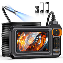4.3" Endoscope Inspection Camera Dual Lens with 5m Semi-Rigid Cable