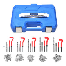 Zoomtools 131pcs Thread Repair Tool Kit Set, Metric M5 M6 M8 M10 M12 with HSS Drill Thread Insert Repair Tool