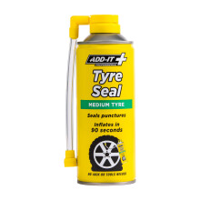 Add-It Tyre Seal, Emergency Puncture Repair, Medium Tyre, 400 ml