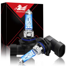WinPower HB4 9006 55W Halogen Fog Light Headlamp Bulbs 5000K Warm White Super Bright Hi/Lo Headlight Lamp 12V Car, 2 Pieces