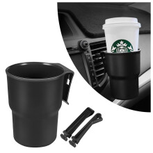 Hanging Cup Holder with 2 Kinds of Hooks,Multi-Function Car Cup Holder Organizer Car Trash Can on Air Vents or Car Window Cup Holder for Drinks,Glass