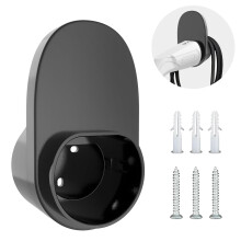 LZCT Universal Type 2 EV Charger Holder, Wallbox Charging Cable Upgraded Type 2, Wall Mount EV Charger Holder Wall Mount, Plug Holder Compatible with