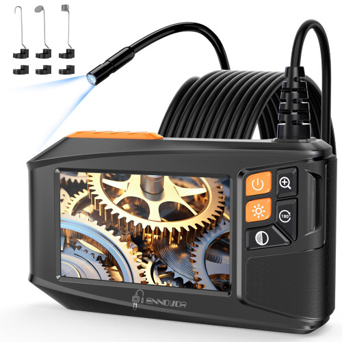 ENNOVOR PRO 4.3'' IPS Endoscope Inspection Camera, 1920P HD Borescope