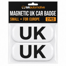Tek Automotive Magnetic UK Car Badge UK Magnetic Car Sticker Small - 2 Pack
