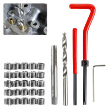 30PCS Thread Repair Kit, M6 Metric Thread Repair Insert Kit, Helicoil Thread Repair Kit, Universal M6*1.0mm Thread Restoration Tools, Complete Manual