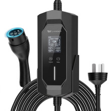 MoraRise Type 2 EV Charger, EV Charging Cable 10m 6A to 13A 3.1KW Adjustable Current | Portable Electric Vehicle Charger for Home/Travel | IP65 | TPU
