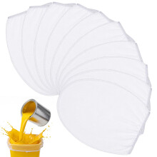 10 Pack 1 Gallon Reusable Nylon Paint Strainer Bags with Elastic Mouth