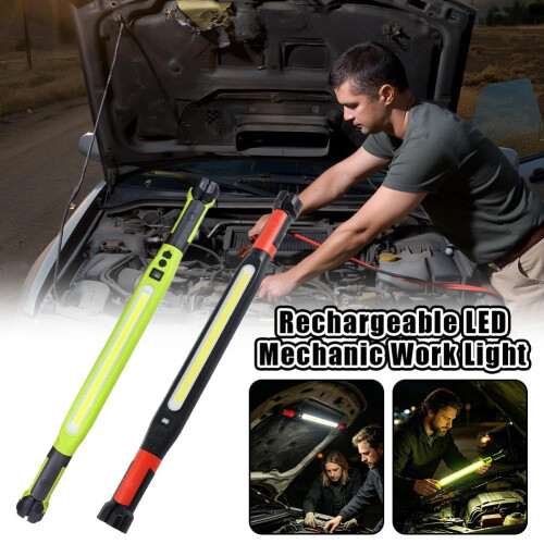 Magnetic Work Light, Rechargeable LED Work Light Bar with 4 Modes (Green) 1