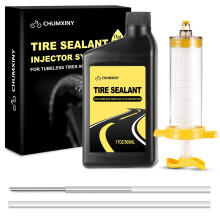 CHUMXINY Tubeless Tyre Sealant, 500ml Injectable MTB Tyre Sealant, Seals Air Holes Up to 6.5 mm, Suitable for Mountain Bike and Road Bike Tires