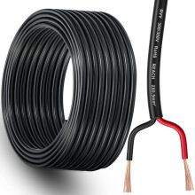 DARKGUARD 2 Core Trailer Wire 2 Pin Round Automotive Cable 0.5mm², 15M Flexible Vehicle Trailer Cable 12V 24V For Caravan Truck Camping Tractor Boat