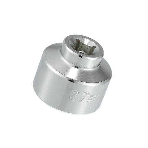 Motoforti 27mm Car Low Profile Oil Filter Wrench Cap Socket Remover Tools
