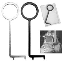 SHUIYUE 2 Pcs Timing Belt Test Tool for PureTech 1.0 and 1.2 PSA Belt Wear Indicator Timing Belt Tools for Citroen, Peugeot, Toyota (Round)