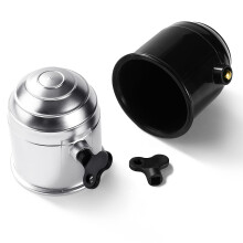VooGenzek 2 PCS Tow Ball Cover with Lock, 50mm Tow Bar Ball Cover Cap, Plastic Trailer Hitch Ball Cover, Towing Hitch Protective Caps, Towing Hitch T