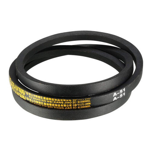 sourcing map A51 Drive V-Belts 51" Inner Length 13mm Width 8mm Thick