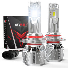 Cenmoll HB3 Led Headlight Bulb, 140W 36000LM 700% Brightness 360 Degree Adjustable Beam Angle 6000K Cool White 9005 HB3 Headlight Bulb 12V 24V Built-