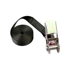 Heavy Duty Ratchet Tie Down Straps, Adjustable Cargo Straps with Metal Buckle, 802kg Load Capacity, Quick Release for Motorcycle, Trucks, Trailer, Lu