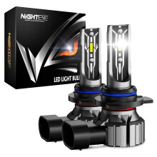 NIGHTEYE Hir2 9012 LED Headlights, 6500K Cool White, Pack of 2