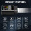 OBD2 Bluetooth Scanner, Wireless OBD II Car Diagnostic Code Reader 4