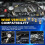 DASBET 9PCS Compression Tester Kit with Spark Plug Tester 0-300 psi 6