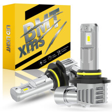 BMT xms 9006 LED Bulb - HB4 LED Fog Light 6500K White- 300% Brighter 20000LM - 1:1 Mini Size, Pack of 2