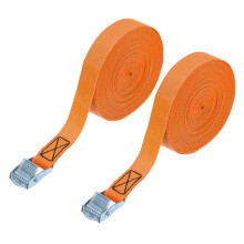 PATIKIL 2Pcs 1"x30ft Lashing Strap with Buckles Cam Buckle Tie Down Straps