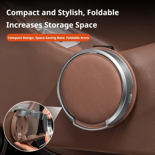 Foldable Hook On Car Cup Holder Essentials Door Clip Window Storage Drink 2