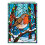 Small Stained Glass Robin Battery Christmas LED Lamp 1