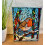Small Stained Glass Robin Battery Christmas LED Lamp 3
