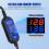 MRCARTOOL 12V OBD2 Memory Saver, Dual Voltage Current Display Cable 3