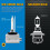 wideep D3S/D3R HID Headlight Bulb, 35W 6000K Cool White, 2-Pack 2