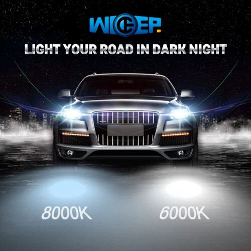 wideep D3S/D3R HID Headlight Bulb, 35W 6000K Cool White, 2-Pack 2