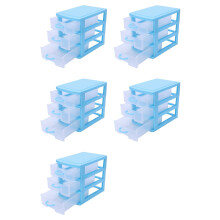 5X Translucent Drawer Type Plastic Storage Box( 3 Layers)