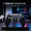 (White Black) Wireless Controller for PlayStation 5 PS5 PC, Hall Joystick RGB Turbo Macro 3