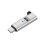 2X Type-C 4K@60Hz 1080P Virtual Display Adapter USB C DDC EDID Dummy Plug Headless  Display Emulator Silver Gray 3