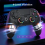 (White Black) Wireless Controller for PlayStation 5 PS5 PC, Hall Joystick RGB Turbo Macro 8