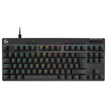 Logitech Wired Gaming Keyboard Pro X  Backlit Keys TKL RAPID Programmable RGB - Refurbished