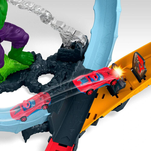 Hot Wheels Hot Wheels Spider-Man vs Hulk Racing Track Set 2